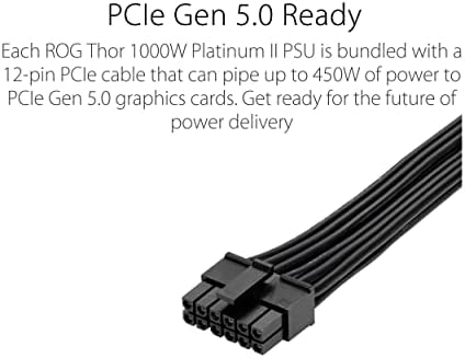 ASUS ROG Loki SFX L 850W Platinum  Fully Modular Power Supply  80  Platinum  Lambda A Certified  120mm PWM ARGB Fan  Aura Sync  ATX 3 0 Compatible  PCIe 5 0 Ready  10 Year Warranty 