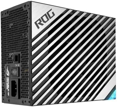 ASUS ROG Loki SFX L 850W Platinum  Fully Modular Power Supply  80  Platinum  Lambda A Certified  120mm PWM ARGB Fan  Aura Sync  ATX 3 0 Compatible  PCIe 5 0 Ready  10 Year Warranty 