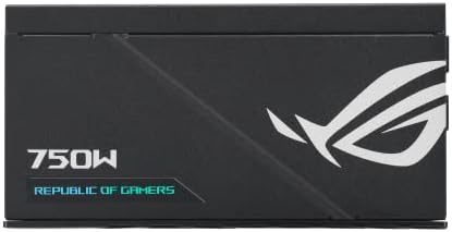 ASUS ROG Loki SFX L 850W Platinum  Fully Modular Power Supply  80  Platinum  Lambda A Certified  120mm PWM ARGB Fan  Aura Sync  ATX 3 0 Compatible  PCIe 5 0 Ready  10 Year Warranty 