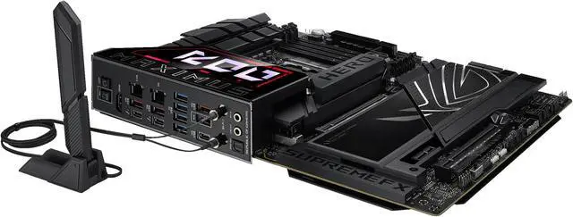 ASUS ROG MAXIMUS Z890 HERO Intel  Z890 LGA 1851 ATX motherboard  Advanced AI PC ready  22 2 1 2 stages  DDR5  WiFi 7  3x PCIe  5 0 M 2  Thunderbolt  4  USB Type C   AI Overclocking/Cooling/Networking