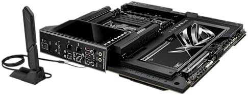 ASUS ROG MAXIMUS Z890 EXTREME Intel  Z890 LGA 1851 E ATX motherboard  Advanced AI PC ready  24 2 1 2 stages  DDR5  WiFi7  2 5G/10G LAN  PCIe  5 0 M 2  Thunderbolt  5  USB Type C   AI OC  5  LCD Screen