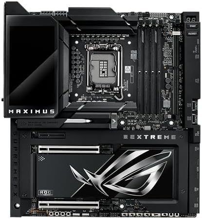 ASUS ROG MAXIMUS Z890 EXTREME Intel  Z890 LGA 1851 E ATX motherboard  Advanced AI PC ready  24 2 1 2 stages  DDR5  WiFi7  2 5G/10G LAN  PCIe  5 0 M 2  Thunderbolt  5  USB Type C   AI OC  5  LCD Screen
