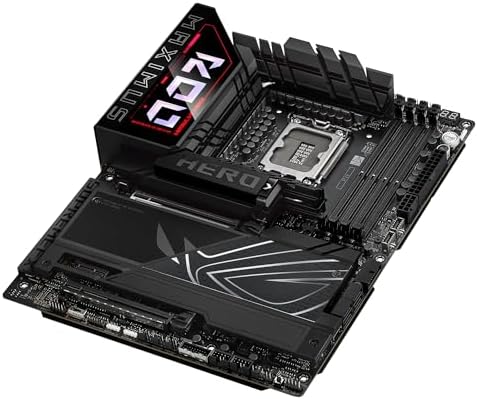 ASUS ROG Maximus Z890 Hero Intel  Z890 LGA 1851 ATX Motherboard  Advanced AI PC Ready  22 2 1 2 Stages  DDR5  WiFi 7  3X PCIe  5 0 M 2  Thunderbolt  4  USB Type C   AI Overclocking/Cooling/Networking