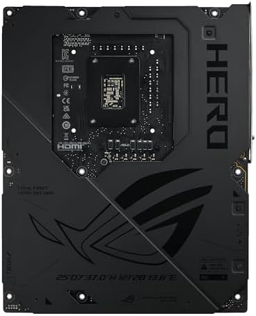 ASUS ROG Maximus Z890 Hero Intel  Z890 LGA 1851 ATX Motherboard  Advanced AI PC Ready  22 2 1 2 Stages  DDR5  WiFi 7  3X PCIe  5 0 M 2  Thunderbolt  4  USB Type C   AI Overclocking/Cooling/Networking