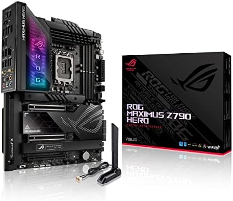 ASUS ROG Maximus Z890 Hero Intel  Z890 LGA 1851 ATX Motherboard  Advanced AI PC Ready  22 2 1 2 Stages  DDR5  WiFi 7  3X PCIe  5 0 M 2  Thunderbolt  4  USB Type C   AI Overclocking/Cooling/Networking