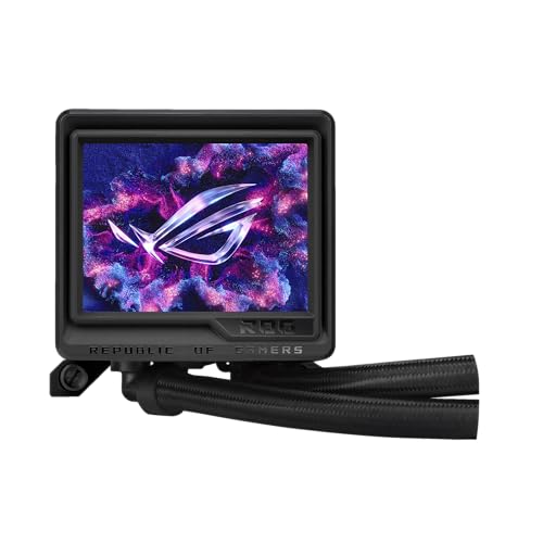 ASUS ROG RYUJIN III 360 ARGB EXTREME all in one AIO CPU liquid cooler  AMD Ryzen 9000 & Intel  Core  Ultra Ready  Asetek Gen8 V2 pump; high airflow static pressure magnetic fans; customizable 3 5 LCD