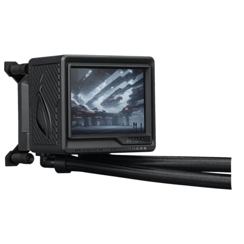 ASUS ROG RYUJIN III 360 ARGB EXTREME all in one AIO CPU liquid cooler  AMD Ryzen 9000 & Intel  Core  Ultra Ready  Asetek Gen8 V2 pump; high airflow static pressure magnetic fans; customizable 3 5 LCD