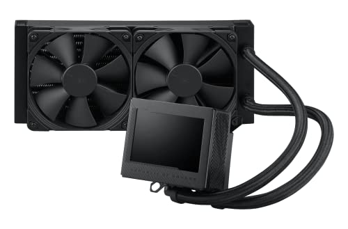 ASUS ROG RYUJIN III 360 ARGB EXTREME all in one AIO CPU liquid cooler  AMD Ryzen 9000 & Intel  Core  Ultra Ready  Asetek Gen8 V2 pump; high airflow static pressure magnetic fans; customizable 3 5 LCD