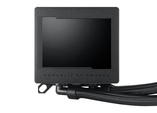 ASUS ROG RYUJIN III 360 ARGB EXTREME all in one AIO CPU liquid cooler  AMD Ryzen 9000 & Intel  Core  Ultra Ready  Asetek Gen8 V2 pump; high airflow static pressure magnetic fans; customizable 3 5 LCD