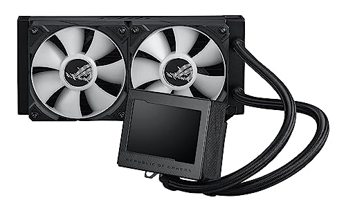 ASUS ROG RYUJIN III 360 ARGB EXTREME all in one AIO CPU liquid cooler  AMD Ryzen 9000 & Intel  Core  Ultra Ready  Asetek Gen8 V2 pump; high airflow static pressure magnetic fans; customizable 3 5 LCD
