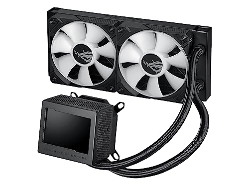 ASUS ROG RYUJIN III 360 ARGB EXTREME all in one AIO CPU liquid cooler  AMD Ryzen 9000 & Intel  Core  Ultra Ready  Asetek Gen8 V2 pump; high airflow static pressure magnetic fans; customizable 3 5 LCD