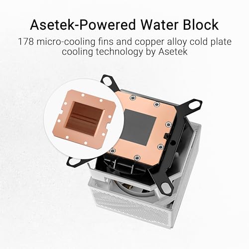 ASUS ROG RYUJIN III 360 ARGB EXTREME all in one AIO CPU liquid cooler  AMD Ryzen 9000 & Intel  Core  Ultra Ready  Asetek Gen8 V2 pump; high airflow static pressure magnetic fans; customizable 3 5 LCD