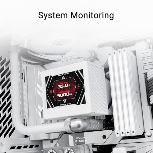 ASUS ROG RYUJIN III 360 ARGB EXTREME all in one AIO CPU liquid cooler  AMD Ryzen 9000 & Intel  Core  Ultra Ready  Asetek Gen8 V2 pump; high airflow static pressure magnetic fans; customizable 3 5 LCD