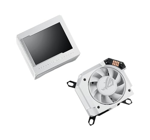 ASUS ROG RYUJIN III 360 ARGB EXTREME all in one AIO CPU liquid cooler  AMD Ryzen 9000 & Intel  Core  Ultra Ready  Asetek Gen8 V2 pump; high airflow static pressure magnetic fans; customizable 3 5 LCD