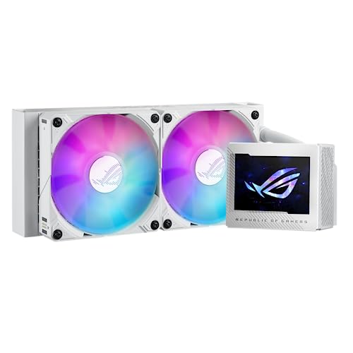 ASUS ROG RYUJIN III 360 ARGB EXTREME all in one AIO CPU liquid cooler  AMD Ryzen 9000 & Intel  Core  Ultra Ready  Asetek Gen8 V2 pump; high airflow static pressure magnetic fans; customizable 3 5 LCD