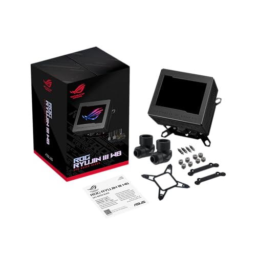 ASUS ROG RYUJIN III 360 ARGB EXTREME all in one AIO CPU liquid cooler  AMD Ryzen 9000 & Intel  Core  Ultra Ready  Asetek Gen8 V2 pump; high airflow static pressure magnetic fans; customizable 3 5 LCD