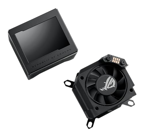 ASUS ROG RYUJIN III 360 ARGB EXTREME all in one AIO CPU liquid cooler  AMD Ryzen 9000 & Intel  Core  Ultra Ready  Asetek Gen8 V2 pump; high airflow static pressure magnetic fans; customizable 3 5 LCD