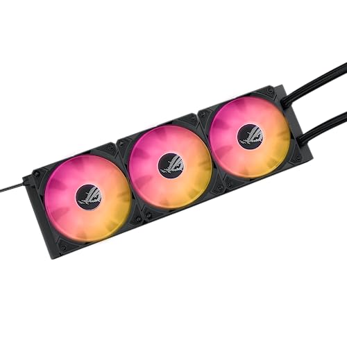 ASUS ROG RYUJIN III 360 ARGB EXTREME all in one AIO CPU liquid cooler  AMD Ryzen 9000 & Intel  Core  Ultra Ready  Asetek Gen8 V2 pump; high airflow static pressure magnetic fans; customizable 3 5 LCD