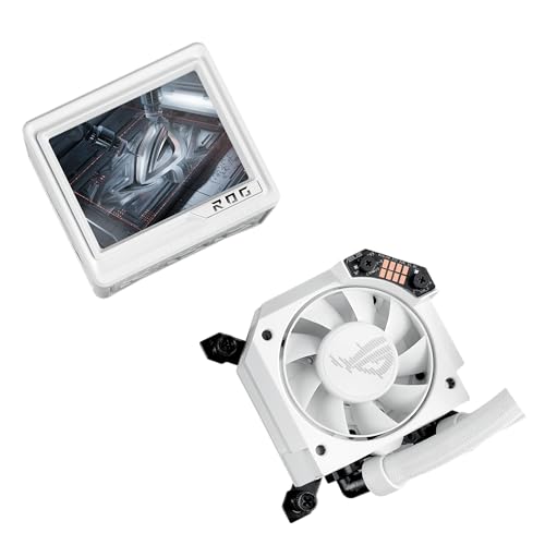 ASUS ROG RYUJIN III 360 ARGB EXTREME all in one AIO CPU liquid cooler  AMD Ryzen 9000 & Intel  Core  Ultra Ready  Asetek Gen8 V2 pump; high airflow static pressure magnetic fans; customizable 3 5 LCD