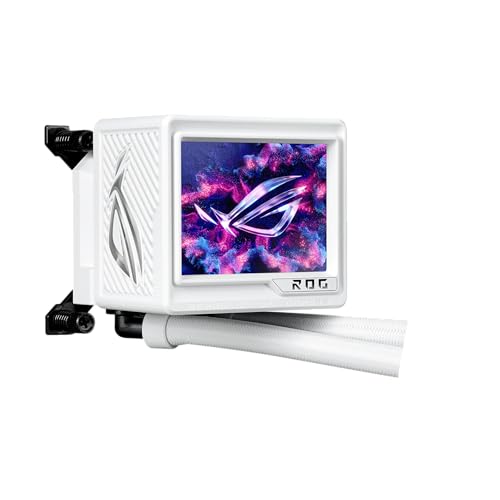 ASUS ROG RYUJIN III 360 ARGB EXTREME all in one AIO CPU liquid cooler  AMD Ryzen 9000 & Intel  Core  Ultra Ready  Asetek Gen8 V2 pump; high airflow static pressure magnetic fans; customizable 3 5 LCD