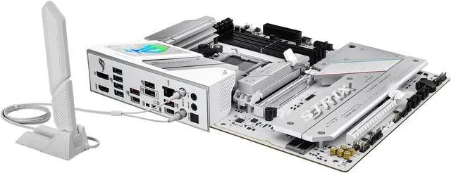 ASUS ROG STRIX B850 A GAMING WIFI AMD AM5 B850 ATX motherboard 14 2 2 power stages  DDR5 AEMP  2 5G LAN  WiFi 7 with Q Antenna  4x M 2  PCIe 5 0  USB 20Gbps Type C  AI Networking II  ASUS AI Advisor