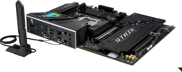 ASUS ROG STRIX B850 F GAMING WIFI AMD AM5 B850 F ATX motherboard 16 2 2 power stages  AI PC  DDR5 AEMP  WiFi 7  4x M 2  PCIe 5 0  total support of 19 USB  20Gbps Type C  AI Networking II  Aura Sync