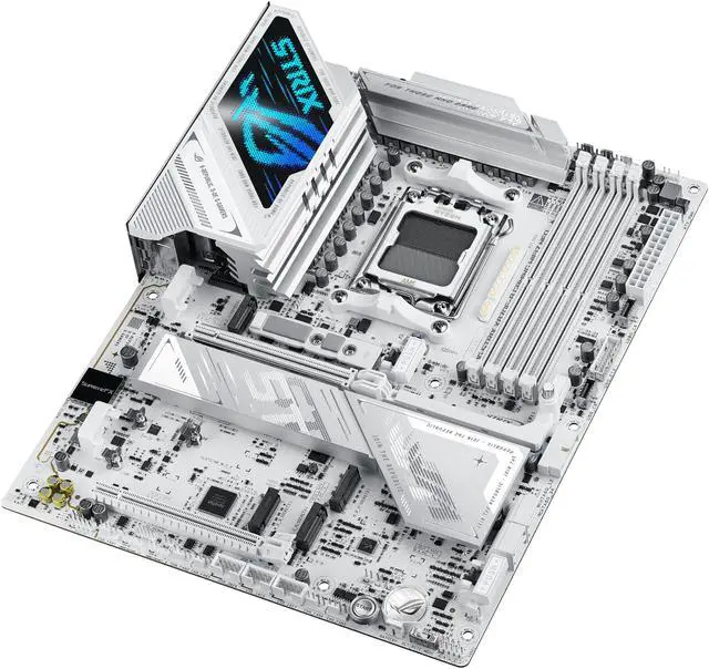 ASUS ROG STRIX X870E A GAMING WIFI7 NEO  AMD ATX motherboard  16 2 2 power stages  DDR5 slots  four M 2 slots  PCIe 5 0 with full support for next gen GPUs  WiFi 7  Dual USB4