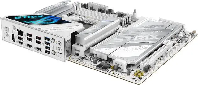 ASUS ROG STRIX X870E A GAMING WIFI7 NEO  AMD ATX motherboard  16 2 2 power stages  DDR5 slots  four M 2 slots  PCIe 5 0 with full support for next gen GPUs  WiFi 7  Dual USB4