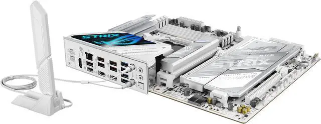 ASUS ROG STRIX X870E A GAMING WIFI7 NEO  AMD ATX motherboard  16 2 2 power stages  DDR5 slots  four M 2 slots  PCIe 5 0 with full support for next gen GPUs  WiFi 7  Dual USB4