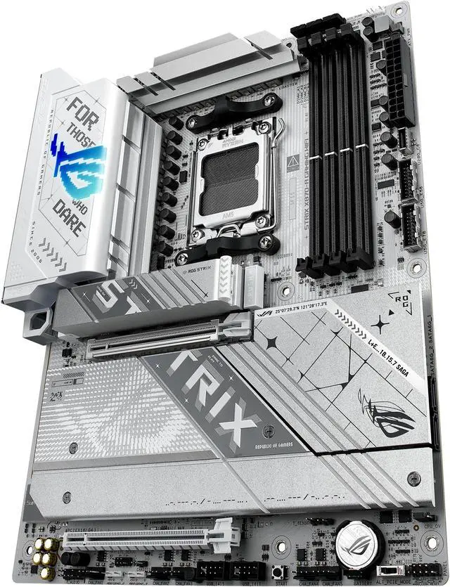 ASUS ROG STRIX X870 A GAMING WIFI AMD AM5 X870 ATX motherboard 16 2 2 power stages  Dynamic OC Switcher  Core Flex  DDR5 AEMP  WiFi 7  4x M 2  PCIe 5 0  Q Release Slim  USB4  AI OCing & Networking