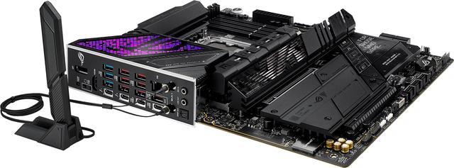 ASUS ROG STRIX Z890 E GAMING WIFI Intel  Z890 LGA 1851 ATX motherboard  Advanced AI PC ready  18 2 1 2 stages  DDR5  WiFi 7  7x M 2  Thunderbolt  4  USB Type C   AI Overclocking  Cooling & Networking
