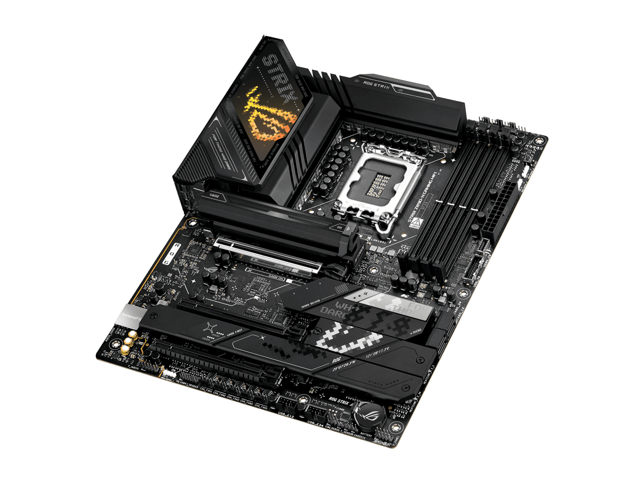 ASUS ROG STRIX Z890 H GAMING WIFI Z890 LGA 1851 ATX motherboard  Intel Core Ultra Series 2 Ready  Advanced AI PC ready  16 2 1 2 stages  DDR5  5Gb LAN  WiFi 7  4x M 2  PCIe 5 0  USB Type C  AI OC