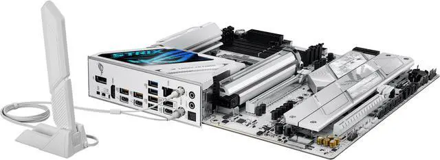 ASUS ROG STRIX Z890 A GAMING WIFI Z890 LGA 1851 ATX motherboard  Intel  Core  Ultra Series 2 Ready  Advanced AI PC ready  16 2 1 2 stages  DDR5  WiFi 7  2 5G  5x M 2  Thunderbolt  4  USB Type C  AI OC