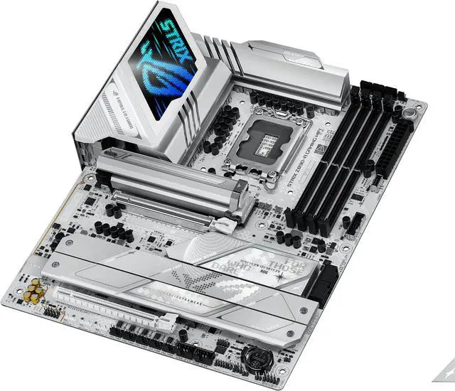 ASUS ROG STRIX Z890 A GAMING WIFI Z890 LGA 1851 ATX motherboard  Intel  Core  Ultra Series 2 Ready  Advanced AI PC ready  16 2 1 2 stages  DDR5  WiFi 7  2 5G  5x M 2  Thunderbolt  4  USB Type C  AI OC