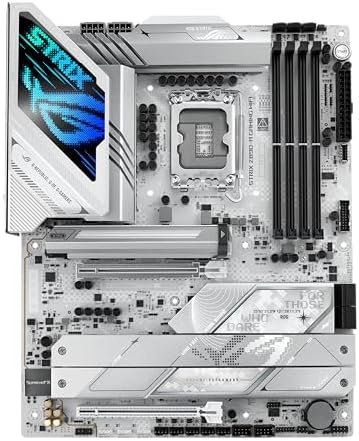 ASUS ROG STRIX Z890 A GAMING WIFI Z890 LGA 1851 ATX motherboard  Intel  Core  Ultra Series 2 Ready  Advanced AI PC ready  16 2 1 2 stages  DDR5  WiFi 7  2 5G  5x M 2  Thunderbolt  4  USB Type C  AI OC