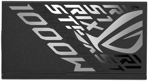 ASUS ROG Strix 1000W Platinum  Fully Modular Power Supply  80 Plus Platinum Certified  ATX 3 1  Cybenetics Lambda A   GaN MOSFET  GPU First Intelligent Voltage Stabilizer  10 Year Warranty
