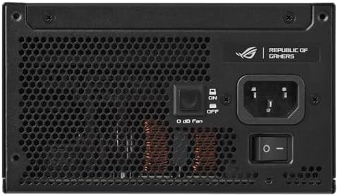 ASUS ROG Strix 1000W Platinum  Fully Modular Power Supply  80 Plus Platinum Certified  ATX 3 1  Cybenetics Lambda A   GaN MOSFET  GPU First Intelligent Voltage Stabilizer  10 Year Warranty
