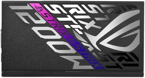 ASUS ROG Strix 1000W Platinum  Fully Modular Power Supply  80 Plus Platinum Certified  ATX 3 1  Cybenetics Lambda A   GaN MOSFET  GPU First Intelligent Voltage Stabilizer  10 Year Warranty