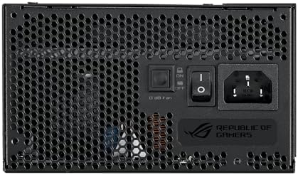 ASUS ROG Strix 1000W Platinum  Fully Modular Power Supply  80 Plus Platinum Certified  ATX 3 1  Cybenetics Lambda A   GaN MOSFET  GPU First Intelligent Voltage Stabilizer  10 Year Warranty