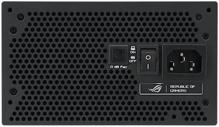 ASUS ROG Strix 1000W Platinum  Fully Modular Power Supply  80 Plus Platinum Certified  ATX 3 1  Cybenetics Lambda A   GaN MOSFET  GPU First Intelligent Voltage Stabilizer  10 Year Warranty