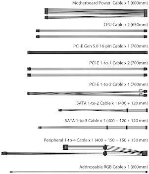 ASUS ROG Strix 1000W Platinum  Fully Modular Power Supply  80 Plus Platinum Certified  ATX 3 1  Cybenetics Lambda A   GaN MOSFET  GPU First Intelligent Voltage Stabilizer  10 Year Warranty