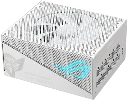 ASUS ROG Strix 1000W Platinum  Fully Modular Power Supply  80 Plus Platinum Certified  ATX 3 1  Cybenetics Lambda A   GaN MOSFET  GPU First Intelligent Voltage Stabilizer  10 Year Warranty