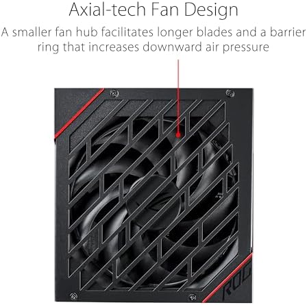 ASUS ROG Strix 1000W Platinum  Fully Modular Power Supply  80 Plus Platinum Certified  ATX 3 1  Cybenetics Lambda A   GaN MOSFET  GPU First Intelligent Voltage Stabilizer  10 Year Warranty