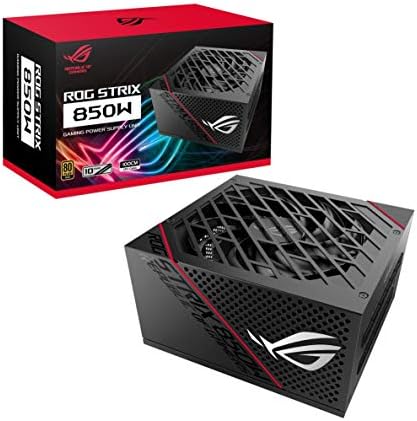 ASUS ROG Strix 1000W Platinum  Fully Modular Power Supply  80 Plus Platinum Certified  ATX 3 1  Cybenetics Lambda A   GaN MOSFET  GPU First Intelligent Voltage Stabilizer  10 Year Warranty