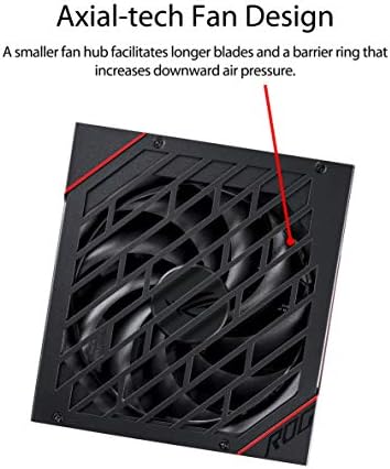 ASUS ROG Strix 1000W Platinum  Fully Modular Power Supply  80 Plus Platinum Certified  ATX 3 1  Cybenetics Lambda A   GaN MOSFET  GPU First Intelligent Voltage Stabilizer  10 Year Warranty