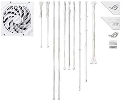 ASUS ROG Strix 1000W Platinum  Fully Modular Power Supply  80 Plus Platinum Certified  ATX 3 1  Cybenetics Lambda A   GaN MOSFET  GPU First Intelligent Voltage Stabilizer  10 Year Warranty