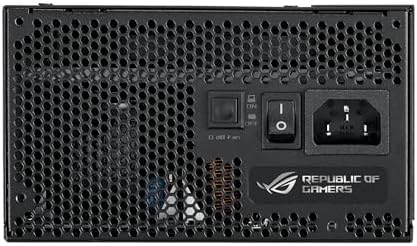 ASUS ROG Strix 1000W Platinum White Edition  Fully Modular Power Supply  80 Plus Platinum Certified  ATX 3 1  GaN MOSFET   GPU First  Patented Intelligent Voltage Stabilizer  10 Year Warranty