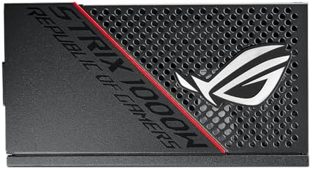 ASUS ROG Strix 1000W Platinum White Edition  Fully Modular Power Supply  80 Plus Platinum Certified  ATX 3 1  GaN MOSFET   GPU First  Patented Intelligent Voltage Stabilizer  10 Year Warranty