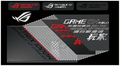 ASUS ROG Strix 1000W Platinum White Edition  Fully Modular Power Supply  80 Plus Platinum Certified  ATX 3 1  GaN MOSFET   GPU First  Patented Intelligent Voltage Stabilizer  10 Year Warranty
