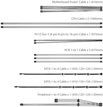 ASUS ROG Strix 1000W Platinum White Edition  Fully Modular Power Supply  80 Plus Platinum Certified  ATX 3 1  GaN MOSFET   GPU First  Patented Intelligent Voltage Stabilizer  10 Year Warranty
